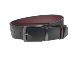 CK LEATHER Curea barbati eleganta, din piele eco premium, latime 3.5 cm, negru - CK193N