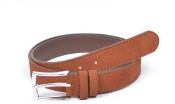 Serenia Lux Curea barbati eleganta din piele naturala intoarsa, maro 3.5cm - CC2514MR