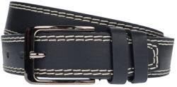 NANO BELTS Curea barbati, casual, latime 3.7cm, Negru, piele eco - CK134N