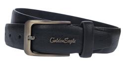 NANO BELTS Curea barbati, eleganta pentru costum, latime 3.5cm, Negru, piele eco - CK104N
