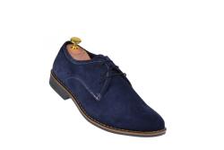 CIUCALETI Marimea 39 Pantofi barbati casual din piele naturala bleumarin - 85BLVEL, marimea 39