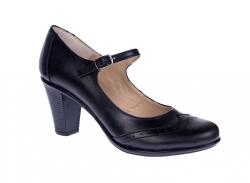 CIUCALETI Marimea 38 Pantofi dama eleganti din piele naturala cu toc de 7 cm - P104NBOX, marimea 38
