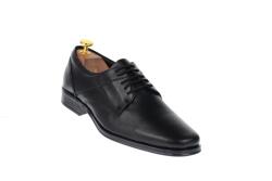 NIC-MAR Pantofi barbati eleganti din piele naturala de culoare neagra Sir NIC03NS, marimea 43