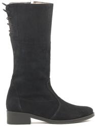 Ciucaleti LUX Cizme dama imblanite din piele naturala cu fermoar Jazmin Negru T329NEGRUS, marimea 40