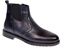 Ciucaleti LUX Ghete casual barbati din piele naturala (imblanite), Bleumarin, GKR28BLUE, marimea 39