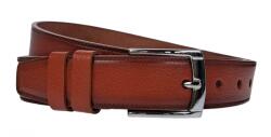 Alpe Leather Curea barbati, eleganta, pentru costum, din piele naturala, Maro, 3cm - CK82M