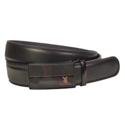CK LEATHER Curea barbati, casual-eleganta, din piele ecologica, latime 3.5 cm, maro - CK184M