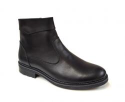 RUSAY Ghete barbati casual, din piele naturala, cu fermoar, imblanite, Y055N, marimea 42