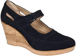 CIUCALETI Marimi 36, 40 Pantofi dama din piele naturala velur, negri, foarte comozi - P9154NVEL2, marimea 40