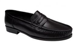 CIUCALETI Mocasini barbati casual din piele naturala - Model Negru GKR13N, marimea 41