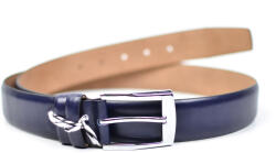 Nano Curea barbati eleganta din piele naturala, de culoare bleumarin , 3.5 cm - CB9110