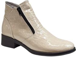 Ciucaleti g Ghete dama casual din piele naturala Nataly Croco Bej, marimea 37
