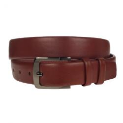 CK LEATHER Curea barbati, casual-eleganta, din piele ecologica, latime 3.5 cm, maro - CK171M