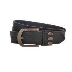CK LEATHER Curea barbati, casual-eleganta, din piele ecologica, latime 3.5 cm, negru - CK161N