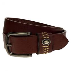 CK LEATHER Curea barbati, casual-eleganta, din piele ecologica, latime 3.5 cm, maro - CK170M