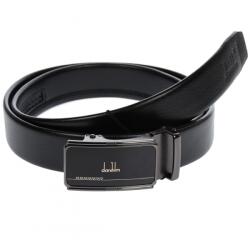 Lucianis Style Curea din piele pentru barbati, catarama metalica fara ac, latime 3.5 cm, lungime reglabila, negru - LS226NSS - ciucaleti