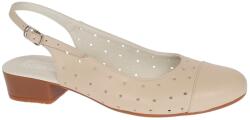 Ciucaleti LUX Pantofi dama casual din piele naturala Bej Box - NA252BP, marimea 35