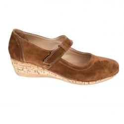 CIUCALETI Pantofi dama, casual, din piele naturala intoarsa, maro - P38MVEL, marimea 40