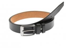 NANO BELT Curea barbati eleganta, din piele naturala, neagra 3.5 cm - DR1200N