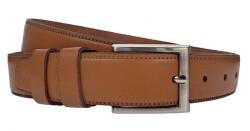 Alpe Leather Curea barbati, eleganta, pentru costum, din piele naturala, Maro, 3cm - CK81MD