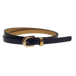 CK LEATHER Curea dama, casual-eleganta, din piele ecologica, latime 1.3 cm, bleumarin - CKD005