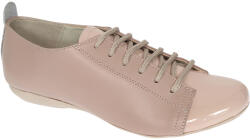 Ciucaleti LUX Marimea 36 Pantofi dama casual din piele naturala cu varf lacuit - Emma Bej P09BB, marimea 36