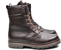 RUSAY Bocanci barbati, inalti, maro, din piele naturala, imblaniti, Army Force GKR955M, marimea 39