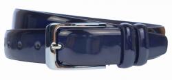 NANO BELTS Curea barbati, eleganta pentru costum, latime 3.5cm, BLEUMARIN, piele eco - CK107BL