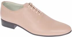 Ciucaleti Pantofi barbati eleganti din piele naturala - Model Enzo Bej Nude, marimea 42