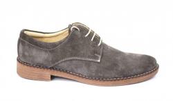 CIUCALETI Pantofi barbati casual din piele naturala intoarsa , Gri - 855G, marimea 43