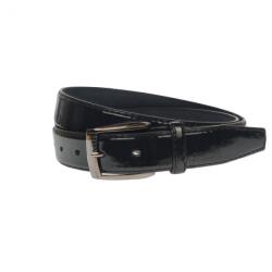 NANO BELTS Curea barbati, casual-eleganta, din piele ecologica, latime 3.5 cm, negru - NB022