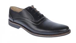 CIUCALETI Pantofi barbati casual piele naturala , Negru box - P37NA, marimea 43
