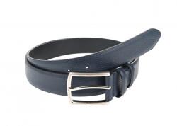 Serenia Lux Curea barbati eleganta, mata, bleumarin , din piele naturala 3.5 cm SER701BLM