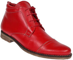 CIUCALETI Ghete barbati din piele naturala casual - Model Bond Rosu BOND1R, marimea 43