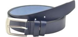 ClK LEATHER Curea barbati office eleganta din piele naturala bleumarin DR237BL