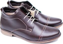 CIUCALETI Ghete barbati din piele naturala casual, elegante Bond 2 maro - Made in Romania, marimea 40