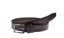 CK LEATHER Curea barbati eleganta din piele naturala maro inchis 3 cm - DR3MCM