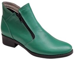 Ciucaleti LUX Ghete dama casual din piele naturala Nataly Verde, marimea 39