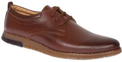 Ciucaleti j Pantofi barbati sport din piele naturala maro cu siret GKR57M, marimea 43