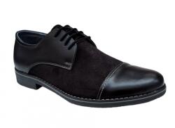 CIUCALETI Pantofi barbati casual din piele naturala - Model Negru 101LSN, marimea 39