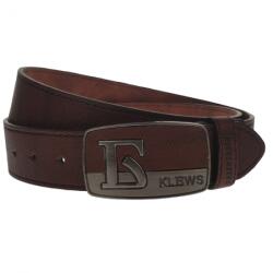 CK LEATHER Curea barbati, casual-eleganta, din piele ecologica, latime 3.5 cm, maro - CK173M