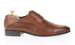 CIUCALETI Pantofi barbati eleganti din piele naturala maro SIR085MP, marimea 40