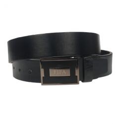 CK LEATHER Curea barbati, casual-eleganta, din piele ecologica, latime 3.5 cm, negru - CK158N