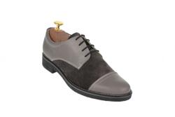 Ciucaleti LUX Pantofi barbati casual din piele naturala, culoare gri, PAGG, marimea 43