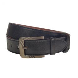 CK LEATHER Curea barbati, casual-eleganta, din piele ecologica, latime 3.5 cm, negru - CK151N