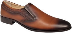 Ciucaleti j Pantofi barbati din piele naturala - Model maro elegant fara siret, marimea 41