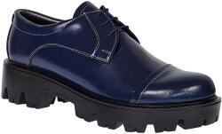 CIUCALETI Pantofi dama casual din piele naturala platforme inalte Bleumarin - P11BLM, marimea 37