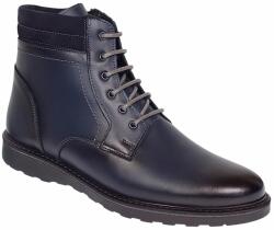 Ciucaleti j Ghete barbati din piele naturala (imblanite) bleumarin - GB601BLU, marimea 43