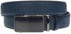 CK LEATHER Curea barbati eleganta, din piele eco latime 3.5 cm, albastru - CK203A