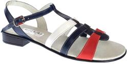 MV Ciucaleti Sandale dama din piele naturala Alb, Rosu, Bleumarin S16RABL, marimea 37